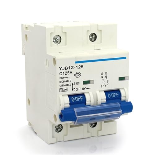 Disjoncteur de protection PV 2P 100A pour éviter la surtaxe des batteries