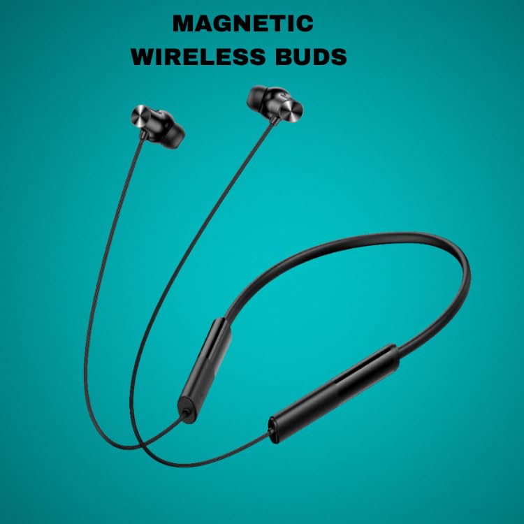Image of STARLEOS Z3C True Wireless Neckband Earphones with Bluetooth 5.0, Black