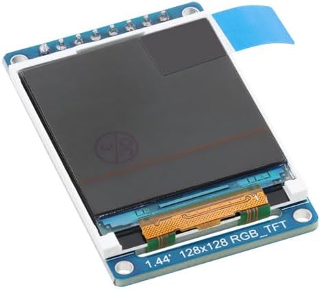 1.8 Inch TFT LCD Display Module, Color SPI Screen Board Without Header for Gauges, Menus, Images and DIY Electronics