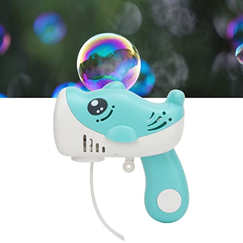 Máquina portátil automática de bolhas, divertido, alimentado por bateria, elétrica, desenho animado,