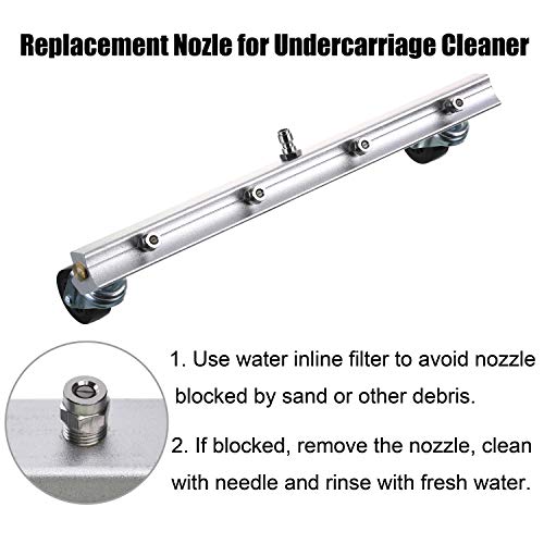 M Mingle Universal Replacement Nozzle, Pressure Washer Water Broom, Surface Cleaner, 25 Degree, Orifice 1.5, 1/4 Inch Npt Male Fitting, 4000Psi #TOP3