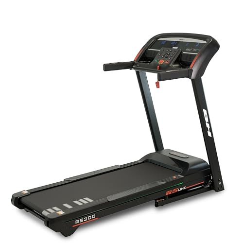 BH Fitness RS300 – Cinta de Correr Plegable, Velocidad máxima 18km/h, Bluetooth FTMS, 8 programas, Superficie de Carrera 125x48cm, Monitor LED, inclinación en 15 Niveles
