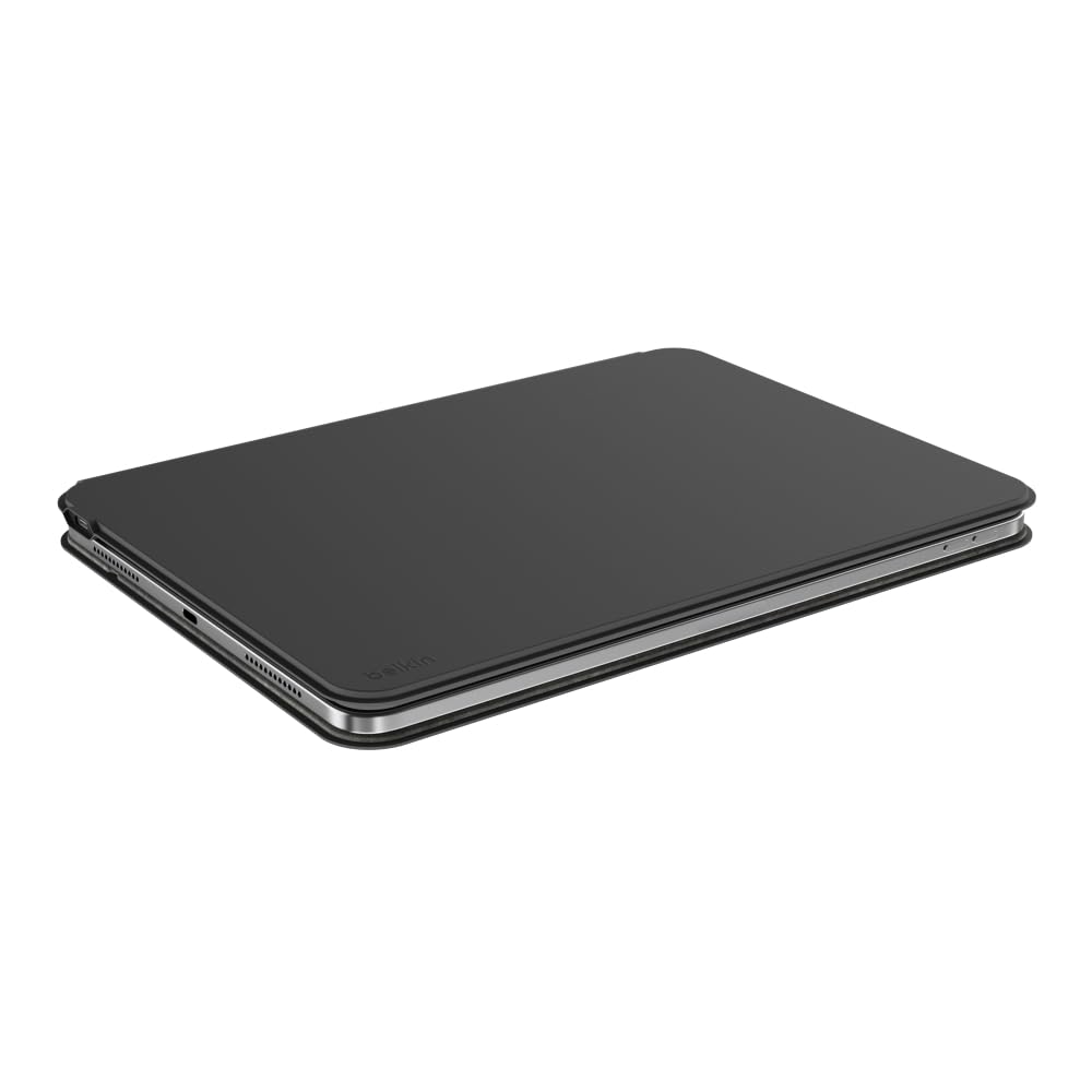 Belkin Tastiera Bluetooth Pro con custodia e supporto magnetico, tastiera iPad, controllo multi-gesto, fissaggio Apple Pencil, QWERTZ, tasti multimediali per iPad M4 Pro 11"
