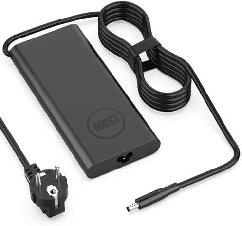 130W Laptop Ladekabel Ladegerät für Dell 19,5V 6,67A Netzteil 4,5 x 3,0 mm | Kompatibel für Dell-OptiPlex 3000 3040 3050 3060 3070 3080 5000 5050 5060 5070 5080 5090 7000 7010 7040
