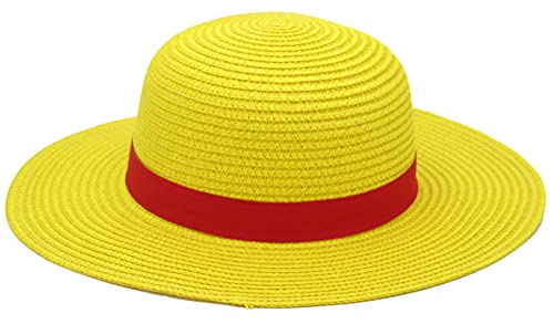 Straw Hat Cosplay Costume (Yellow) Straw Hat Cosplay Costume (Yellow)