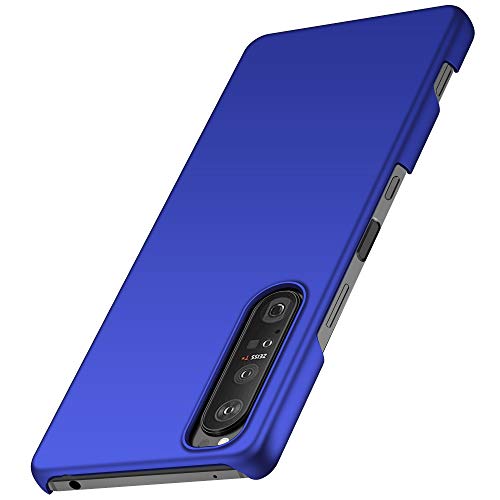 Latagui Compatible with Sony Xperia 1 III Case [Fit Slim] [Bare-Metal Experience] Hard Shell Full Cover for Sony Xperia 1 III (Blue)