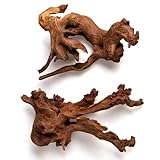 Paysage facile : les formes branchées construisent des arbres, des arches, des cachettes en quelques minutes ; associées à des pierres/substrat pour une disposition stable. Excellent dans les réservoirs plantés et nano, également dans les terrariums de reptiles.