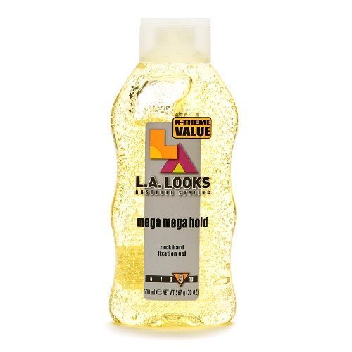 L.A. Looks Mega Mega Hold Styling Gel, 20 Ounces L.A. Looks Mega Mega Hold Styling Gel, 20 Ounces