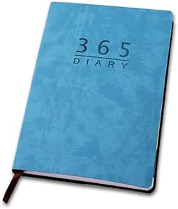 Academic Diary 2025,Leather Cover A5 Diary 2025 Day Per Page 5.7x