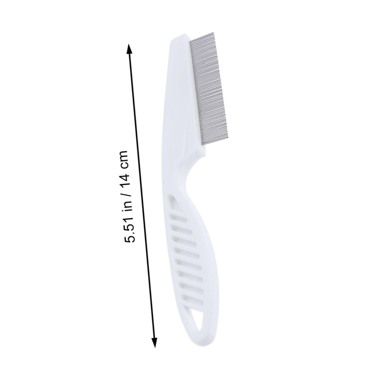 HOLIDYOYO Dog Cat Pet Comb Stainless Steel Grooming Brush Tool No Chemicals Comfortable Palm Egg Debris Removal Random Color