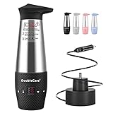 12V Car Kettle Boiler,Portable Electric Heater Cup,Travel Kettle Fast Water Boiler & Heater With Temperature Display Screen for Water, Coffee,Tea, and Milk,Best Gift for Road Trips,Black