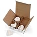 Keystone 9582740 Dental Resources Model Storage Boxes Divided 7 x 7 x 2 25/Bx