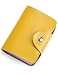 Aladin Unisex Small Leather Credit Card Holder with 26 Plastic Card Slots