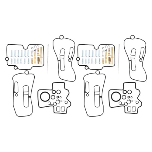 Kit reparación carburador para Yamaha YFZ450 2004-2009 con juntas de repuesto completo 2 juegos