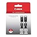 Canon PGI-250XL Pigment Black Ink, Twin Value Pack, Compatible to MG5520, MG6620, MG5420, MG5422, MG5522, MG5620, MG6320, MG6420, MG7120, MG7520, MX722, MX922, iP7220, iP8720, and iX6820