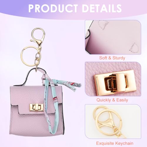 Image of SANNIDHI Bag Charm Mini Backpack Keychain for Women Small Pouch Coin Purse Headset Bag Key Ring for Woman Girls
