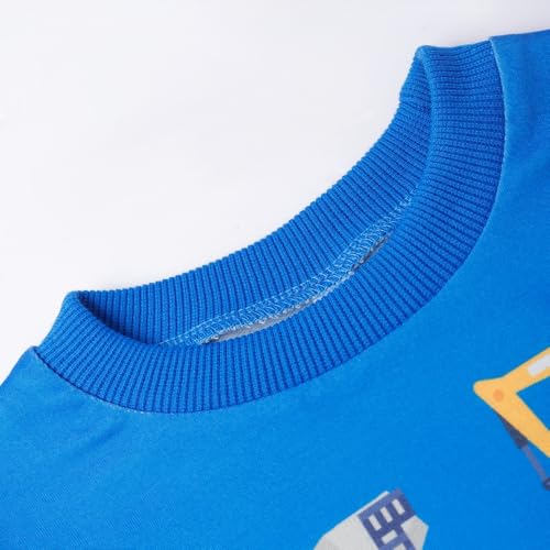 Image of Popshion Toddler Boys Sweatshirt Cotton Lightweight Kids Winter Warm Sweater Crewneck Pullover Tops