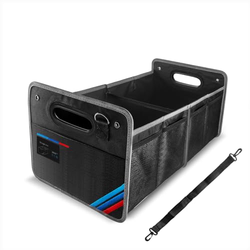 Junsungo Car Trunk Organizer, Waterproof Collapsible Portable Multipurpose Storage Box, Tool Grocery bag organizer, Organizer For X1 X3 X5 E30 Suv Garage Home by Junsungo - Used condition - US$28.87