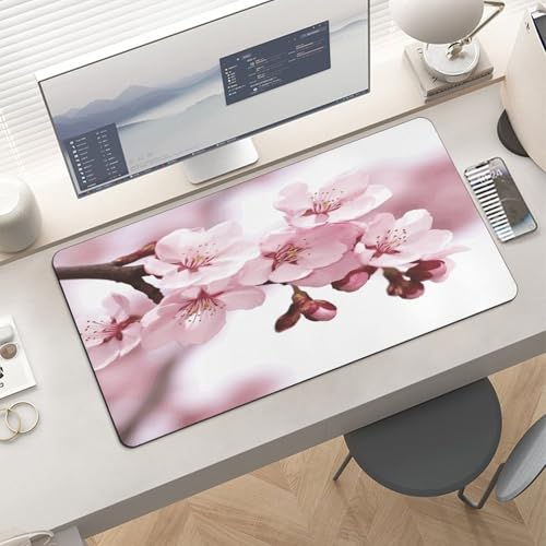 Cherry Blossom Desk Pad con Base de Goma, Grande, 30x60 cm miniatura 6