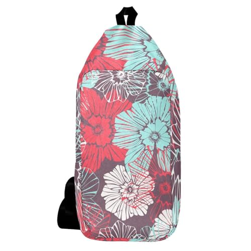 Sac à bandoulière multicolore compact et léger pour homme et femme