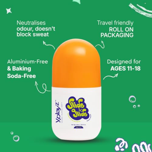 Image of YPlayZ Roll-On Deodorant for Teens 11-18 | Jasmine Musk | Summer Vacation