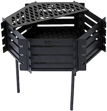 Amazon | WAQ 焚き火台-YAGURA- 焚き火台 薪 鉄製 アイアン おしゃれ  