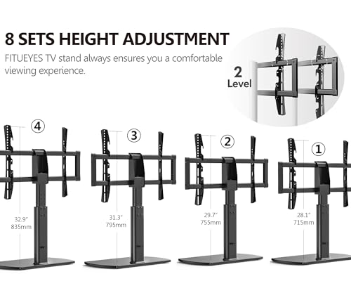 Fitueyes Universal Tv Stand, Swivel Tv Table Stand For 32-65 70 75 Inch Flat Screen thumb #4