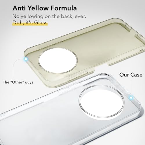 Image of Jkobi Lifetime Anti-Yellow Clear Back Cover Case for Poco C75 | Poco M7 (Sleek Hard Crystal | Shockproof and Camera Protection)