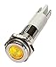 Flat Indicator Light, Yellow, 120VAC
