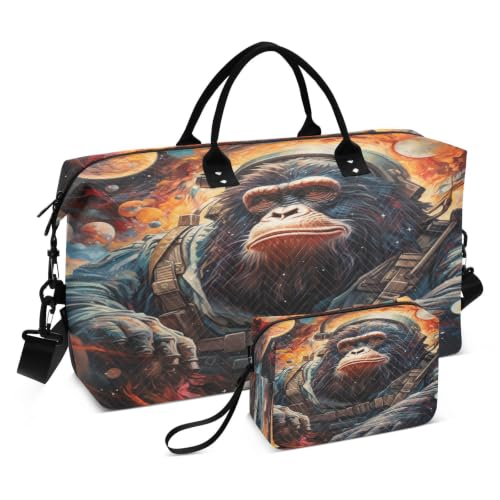 Sac de voyage gorille pour éviter le désordre avec sa trousse de toilette