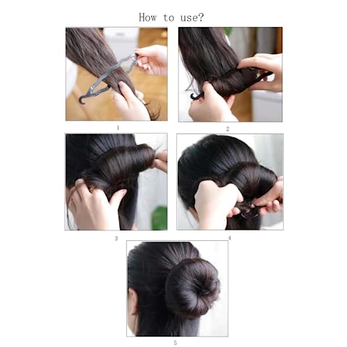 Kit P/Penteados De Cabelo Sofisticado Glamour Blogueira (Preto)