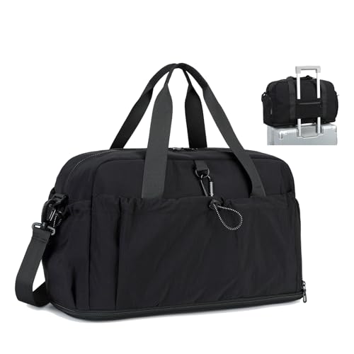 PAOIXEEL ボストンバッグ レディース メンズ 大容量 旅行 修学 拡張可 乾湿分離 軽量 キャリーオンバッグ 靴入れ 3way トラベルバッグ トートバッグ 防水 多収納 スポーツ 通学 1泊用 2泊3日 機内持ち込み