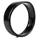 Produktbild Qiilu Motorrad Scheinwerfer Dekoration Ring, Visier Stil Scheinwerfer Licht Trim Ring Schönheit(5.75 inch-Schwarz)