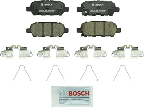 BOSCH BC1415 QuietCast Premium Ceramic Disc Brake Pad Set - Compatible with Select Infiniti JX35, QX60; Nissan Murano, Pathfinder, Quest; Suzuki Grand Vitara; REAR