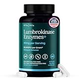 Potent Lumbrokinase Supplement 40mg/Serving (Max Activity - 800,000 Units) - Lumbrokinase Enzymes Capsules for Energy Support, Digestion, Detox, Cognition & Gut Health - Similar to Nattokinase