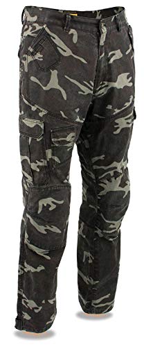 Milwaukee Leather Mpm5592 Men's Armored Camo Cargo Motorcycle Riding Jeans Reinforced With Aramid Fibers - 44 #TOP3