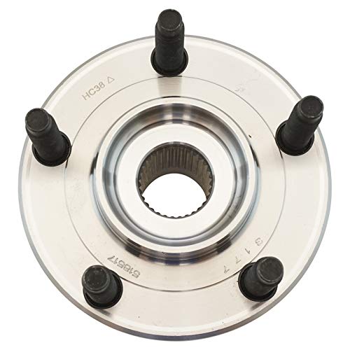 TRQ 2 Piece Front Driver Side Passenger Side Wheel Bearing & Hub Kit Set with ABS Sensor Compatible with 2007-2010 Ford Edge Lincoln MKX by TRQ - Image 8