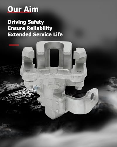 Image of cciyu 19B3299 Rear Left Brake Caliper With Bracket For Acura For CSX 2006-2011,For Acura For ILX 2013-2018,For Honda For Civic 2006-2015