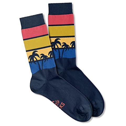 Men's Socks Retro Design Pattern Present Gift Keepsake for Him Casual UK Size 6 -11 Cover
