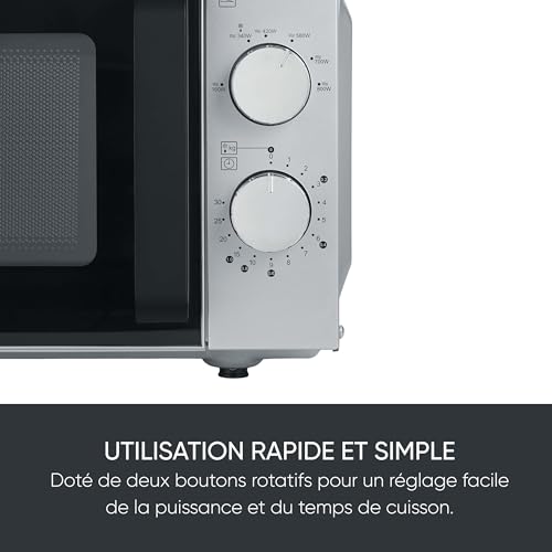 Micro ondes SEVERIN GrisNoir MW 9184 - vue 6