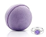 Fragrant Jewels Tranquility Lavender Bath Bomb with Collectible Ring (Size 5-10)
