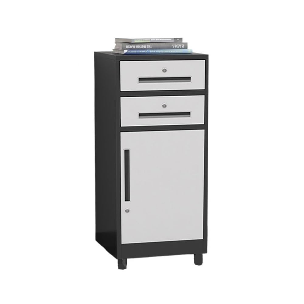 Aioneer File Cabinet Multifunctional File And Archive Cabinet Steel Double Drawer Cabinet Balcony Bookcase Storage Cabinet Office Ing Cabinet Filing Cabinet-Multi-colored
