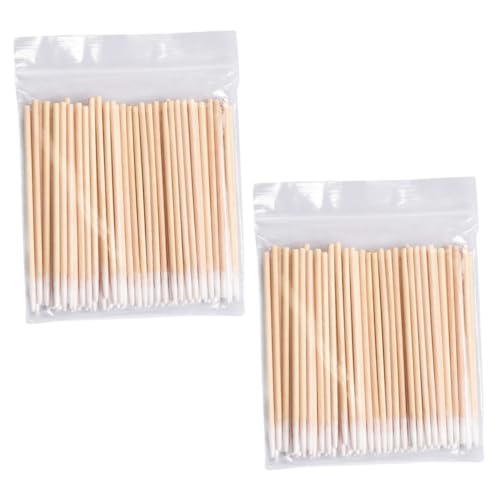 minkissy Cotton Swabs for Cleaning Makeup Supply Women's Disposable Swabs Long Cotton Tips Efficient Cleaning