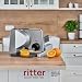ritter solida 4 Elektrischer Allesschneider aus Vollmetall, Made in Germany