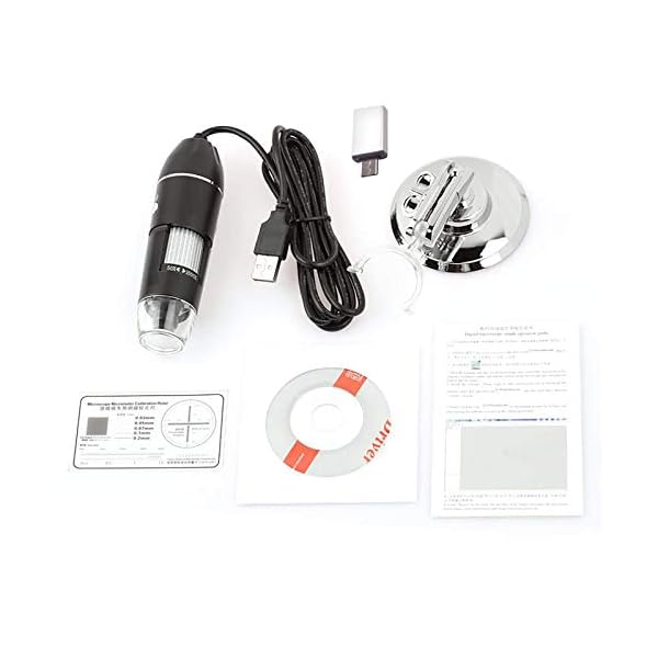 USB Digital Mikroskop, ZVO 1080P Kamera 50x-1600x Vergrößerung Endoskop, 8 LED-Lichte Handheld Videokamera mit Ständer… – Bild 8