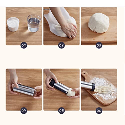 Succthrgi Electric Pasta Makers,Portable Handheld Automatic Mixers Kitchen Aid Attachments Pasta Noodle Ramen Maker Machine (Color : Blue) #TOP3