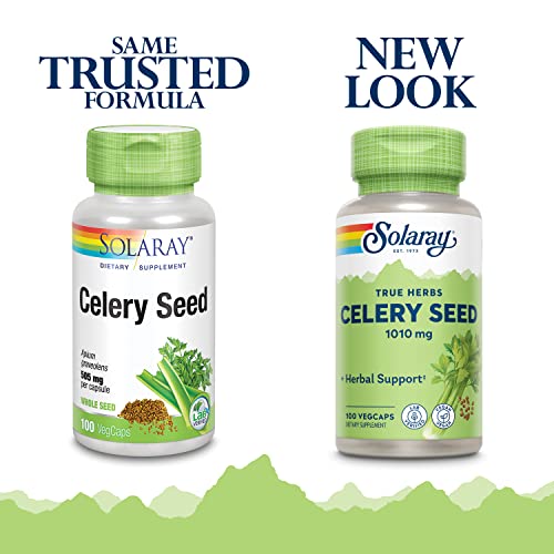 Solaray Celery Seed, 505 mg, 100 Count