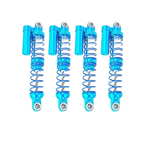 4PCS Oil Adjustable Shock Absorber Damper Fit for 1/10 Axial SCX10 TRX4 D90 RC Car (100mm)