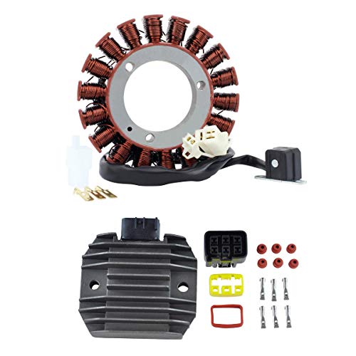 Rmstator Replacement For Kit Generator Stator + Voltage Regulator Rectifier Yamaha V Star 1100 Xvs1100 1999-2002 | Oem Repl.# 5El-81410-00-00 5El-81410-01-00 5Bn-81960-00-00 Xvs1100A #TOP7