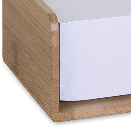 Osco Bamboo Memo Pad Holder with 500 Sheets of Paper, BAM-MP1